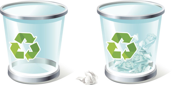 垃圾桶(满的&amp;空的)图片下载