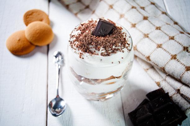 传统的意大利巧克力甜点图片下载