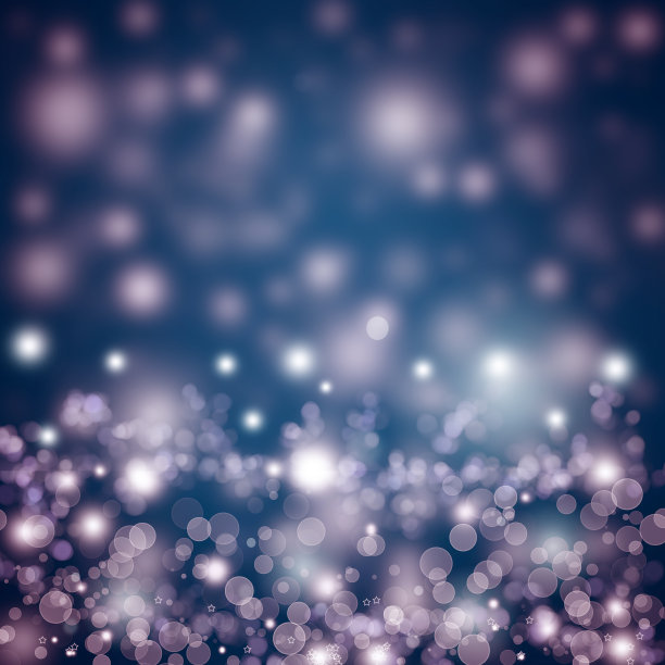 抽象的节日背景，美丽闪亮的圣诞彩灯图片下载