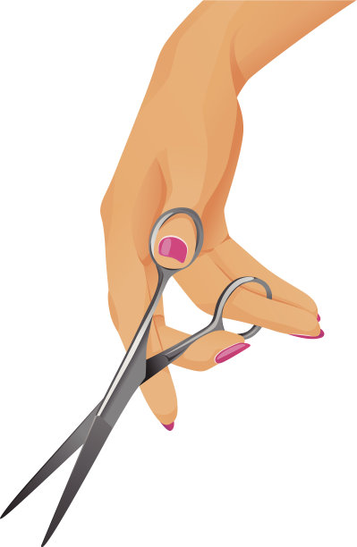 手拿着剪刀图片下载