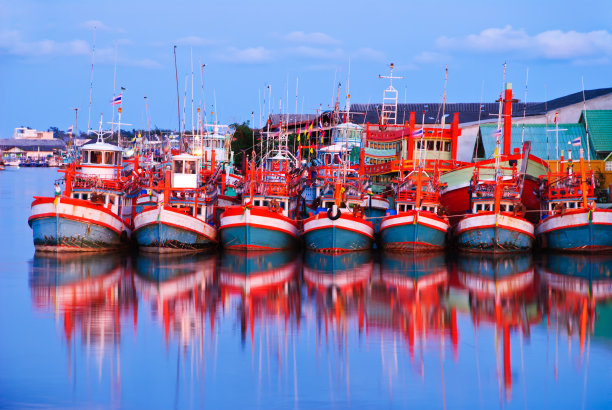 泰国的渔船图片下载