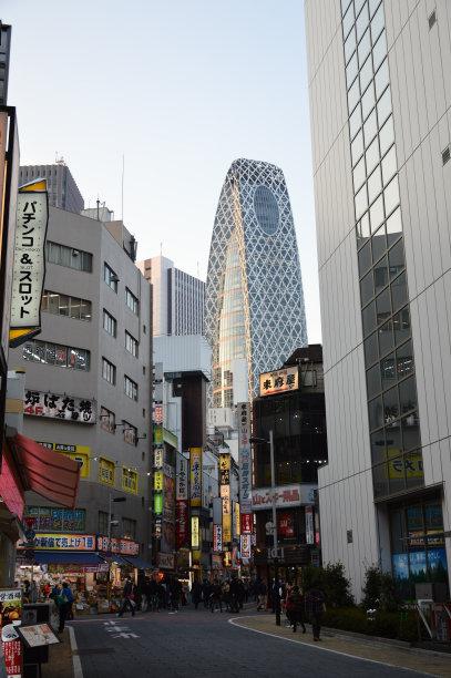 日本东京的新宿区图片下载