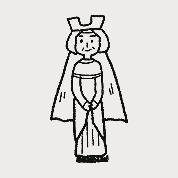 女王涂鸦图片下载