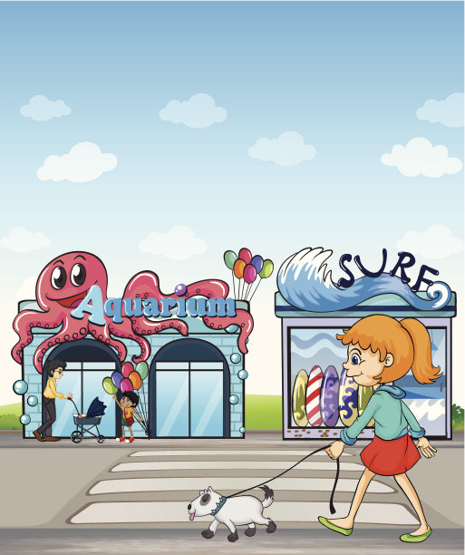 年轻女士和她的宠物图片下载