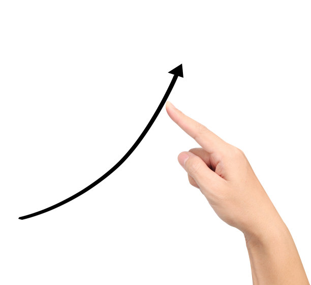 金融符号来自手中图片下载