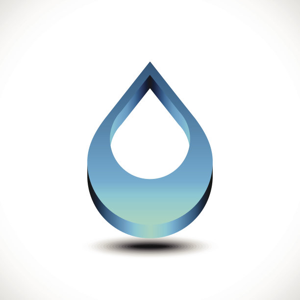 矢量水滴图标图片下载