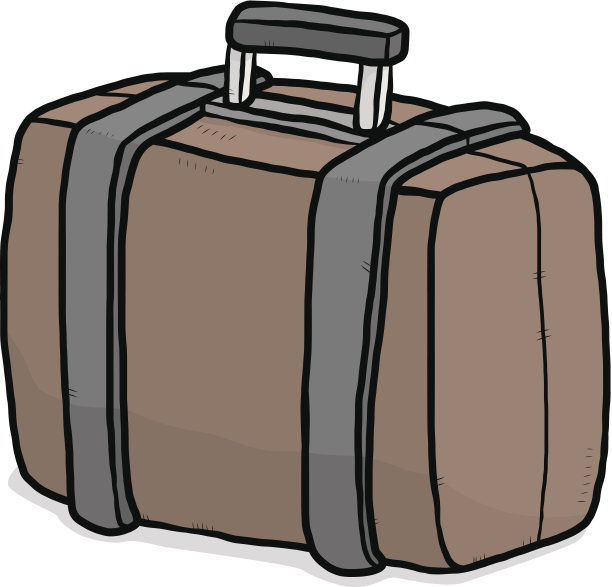 布朗行李卡通图片下载