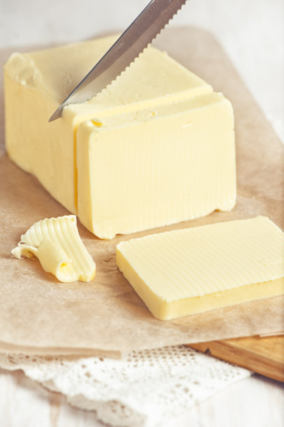 用刀切黄油图片下载