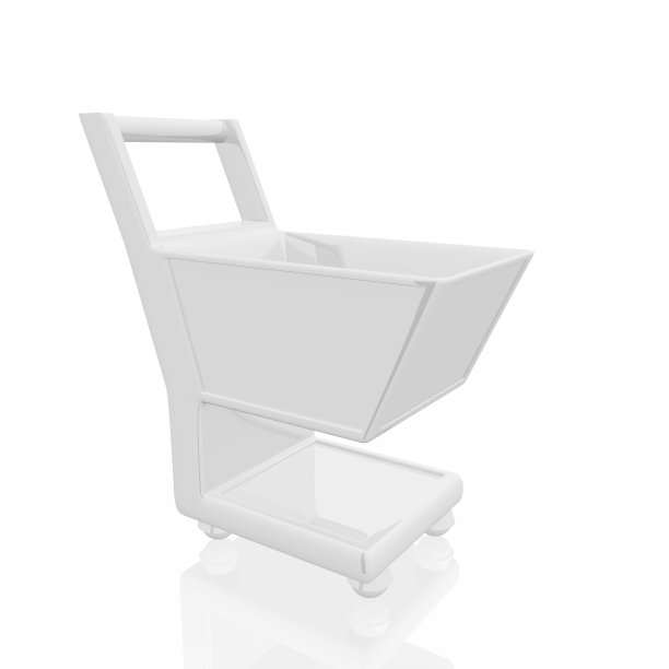 简单的3D购物车图片下载
