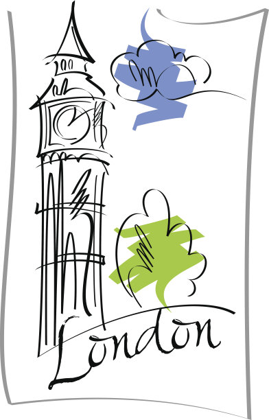 大本钟向量图片下载