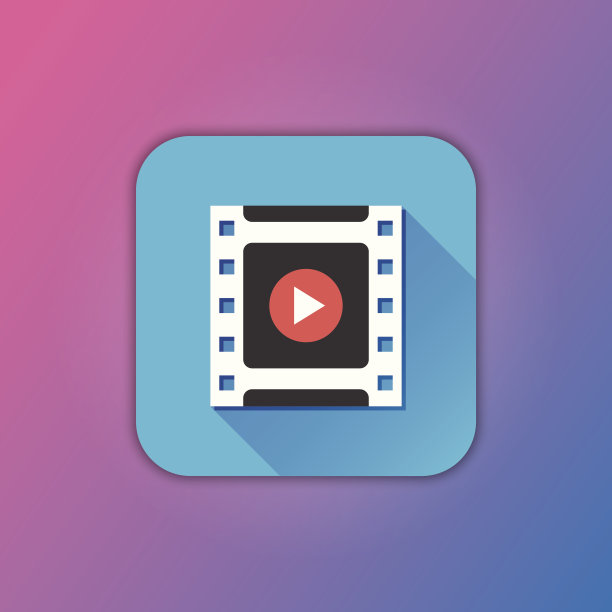 矢量视频帧图标图片下载