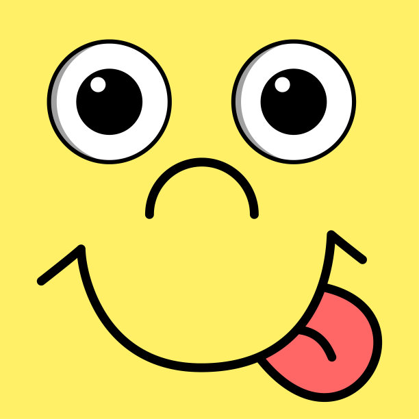 有趣的卡通脸图片下载