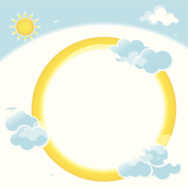 蓝色的天空背景图片下载