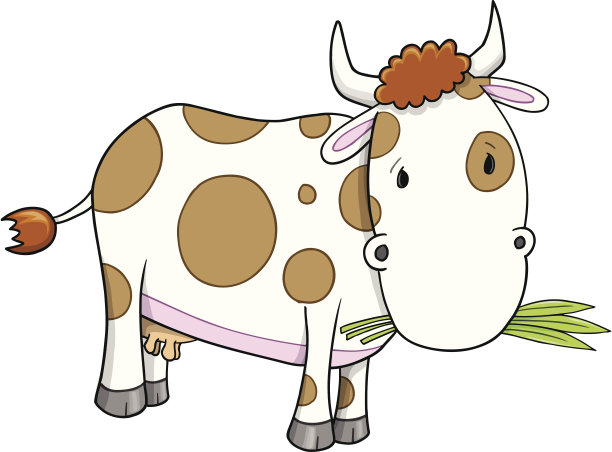 可爱的农场奶牛图片下载