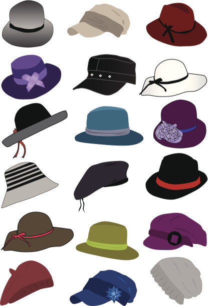 女人的暗示。head-vector插图图片下载