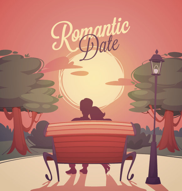 浪漫的约会卡图片下载