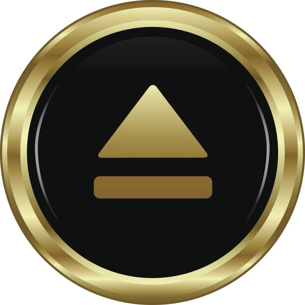 黑色的金色钮扣。图片下载