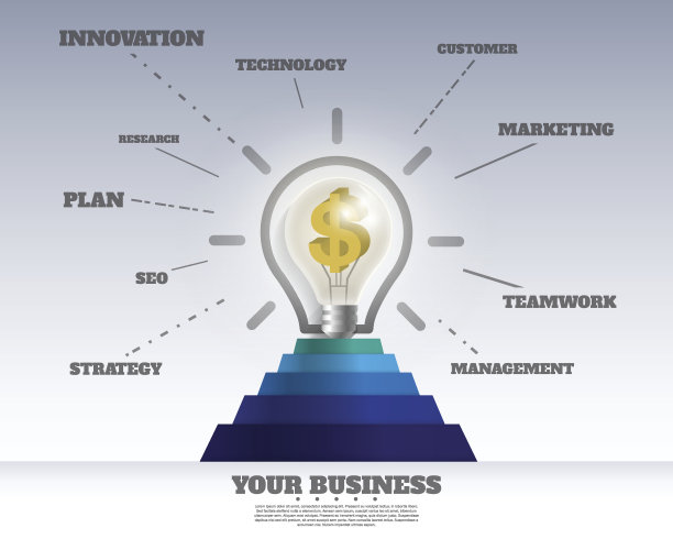 抽象概念的背景。商业信息图可以用于您的工作，书籍封面，模板，横幅，矢量/插图。图片下载