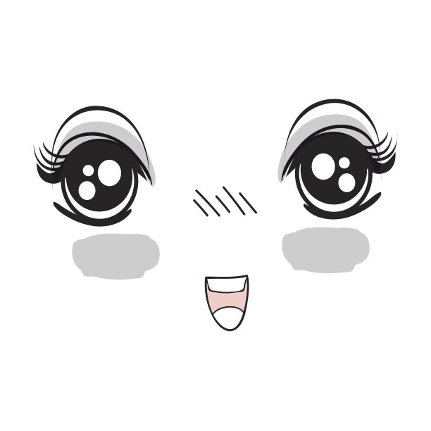 动漫惊喜笑脸女人图片下载