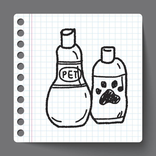 宠物香波涂鸦图片下载