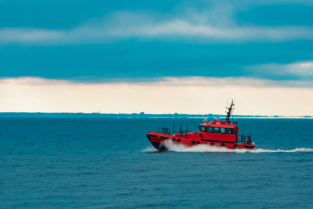 红色的飞行员船素材图片