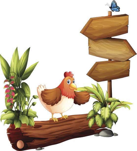 箭头旁边的鸡图片下载