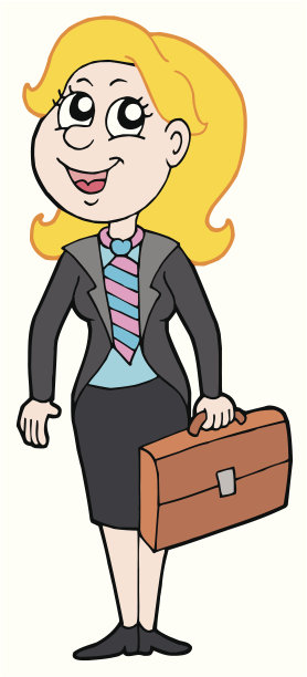 微笑的女商人图片下载