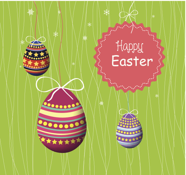 复活节彩蛋，复活节快乐图片下载