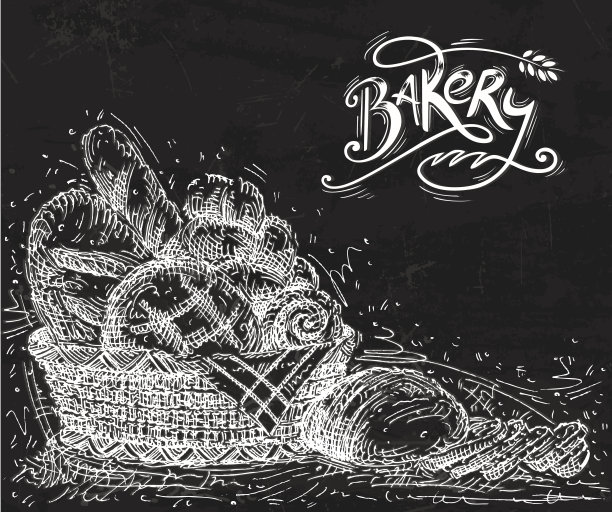 手绘烘焙背景图片下载