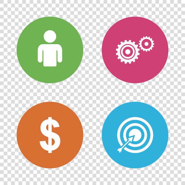 业务的迹象。人，用箭瞄准目标。图片下载