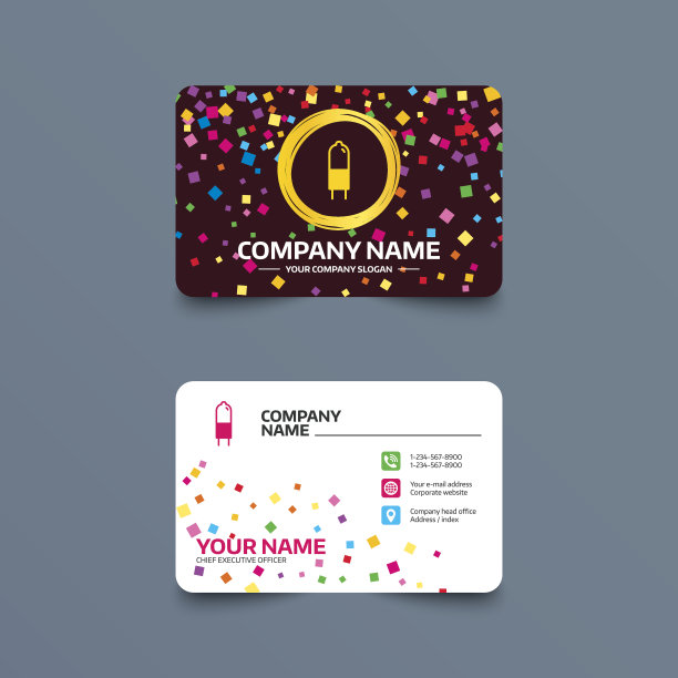 灯泡图标。灯G4插座符号。图片下载