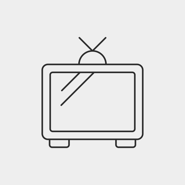 电视线性图标图片下载
