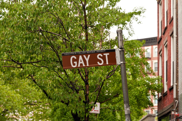 美国纽约的街道标志图片下载