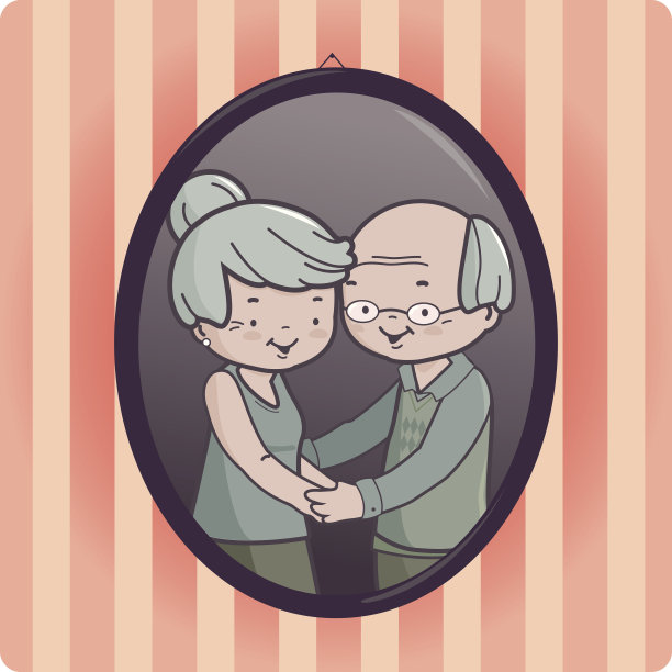 祖父母的肖像图片下载