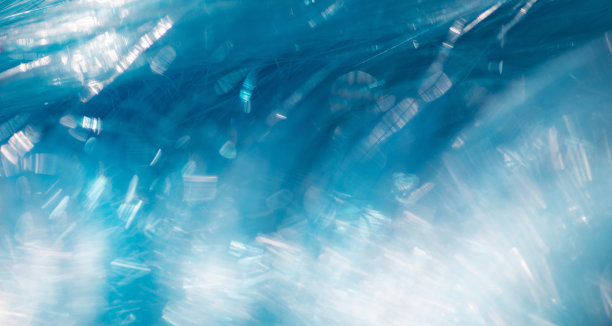 蓝色头发的抽象背景图片下载