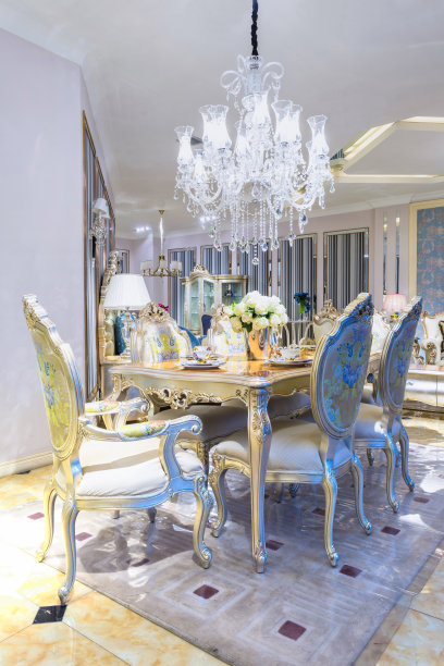 家具展示环境：餐桌素材图片