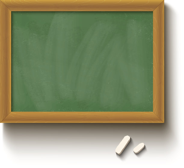 黑板和粉笔图片下载