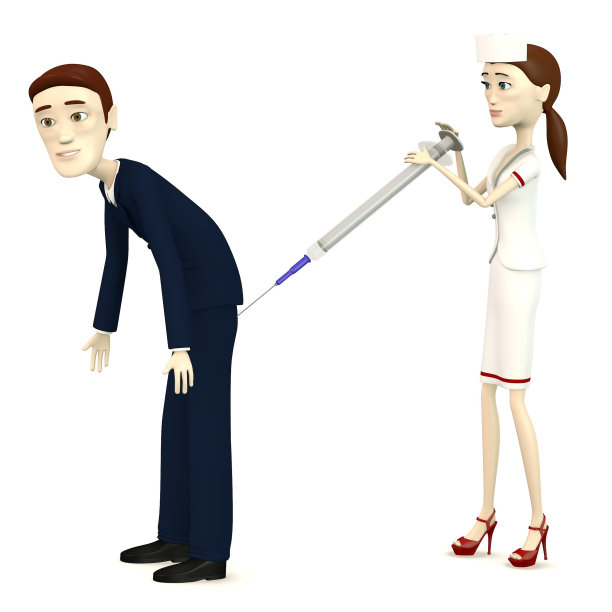 带针的卡通人物图片下载