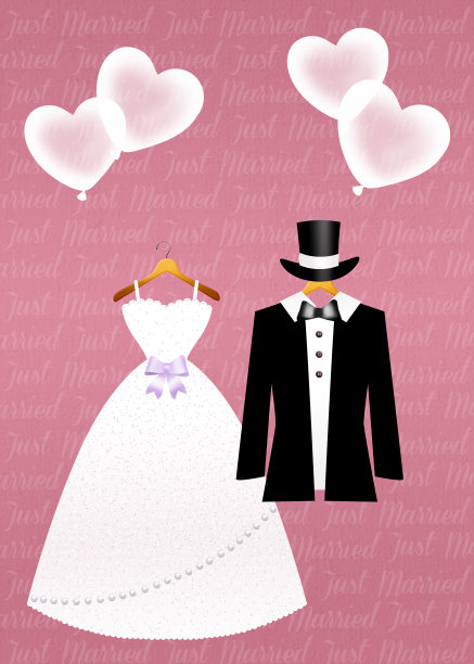 婚礼的衣服图片下载