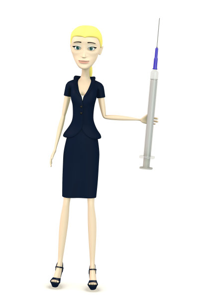 带针的卡通人物图片下载