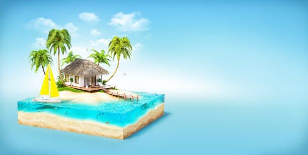 热带岛屿图片下载