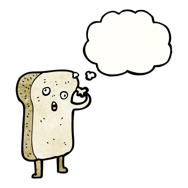 切片面包卡通人物图片下载