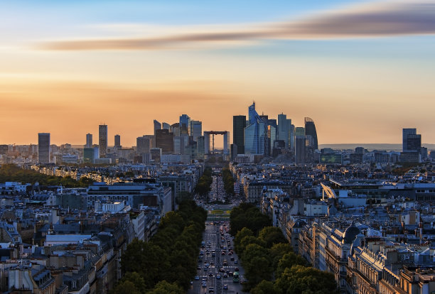 拉德芳斯，巴黎的商业区图片下载