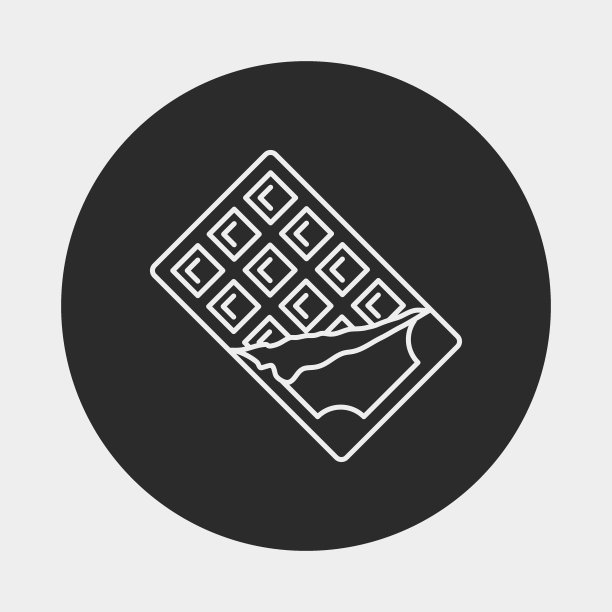 巧克力线条图标图片下载