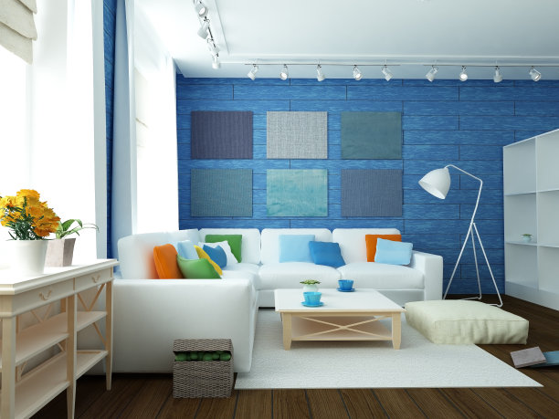 现代蓝屋图片下载