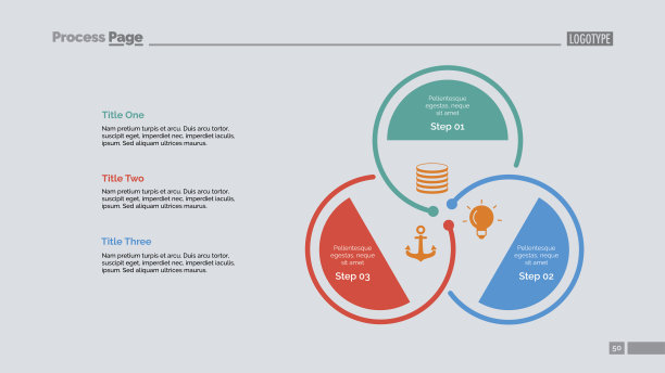 三点幻灯片模板图片下载