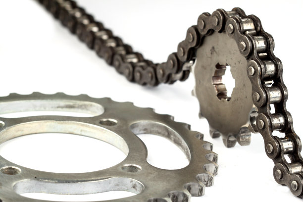 摩托车用带链轮的滚子链图片下载