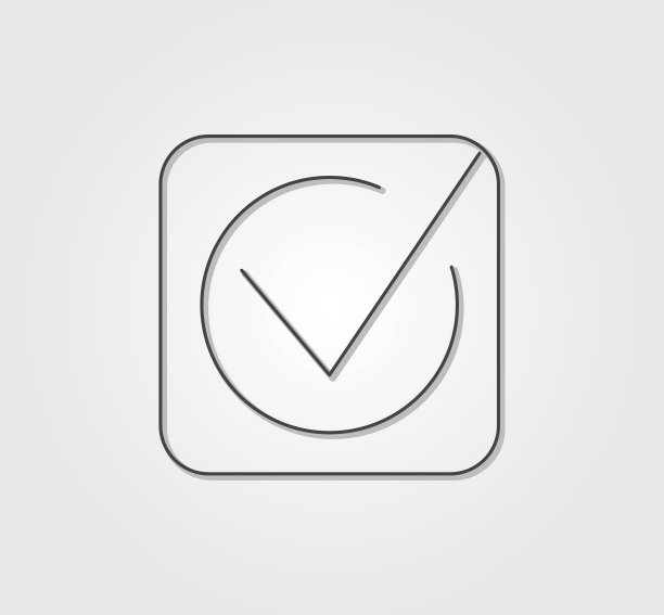 简单的网页图标:纤细的风格线图片下载