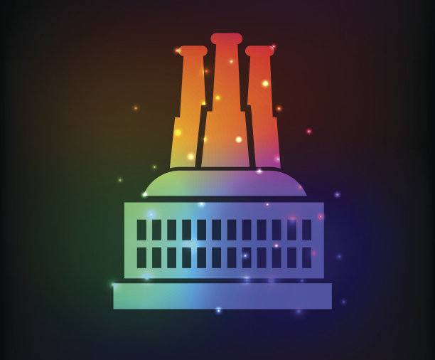 工业设计，彩虹风格，洁净向量图片下载