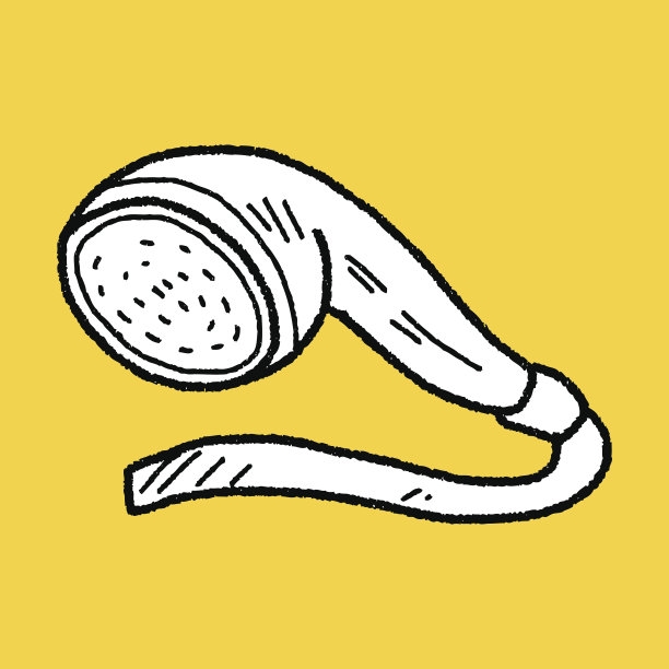 莲蓬头涂鸦图片下载